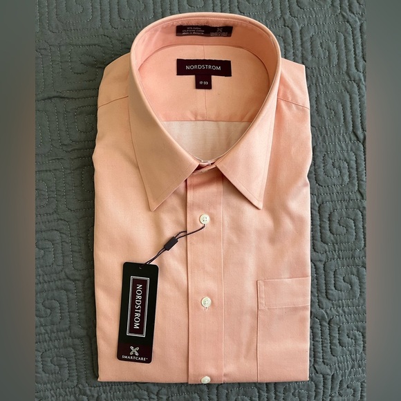 Nordstrom Men's Coral Dress Shirt - Picture 1 of 3